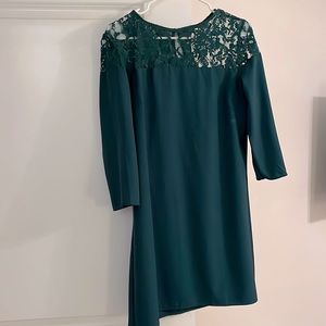 Green Lacy Top Dress